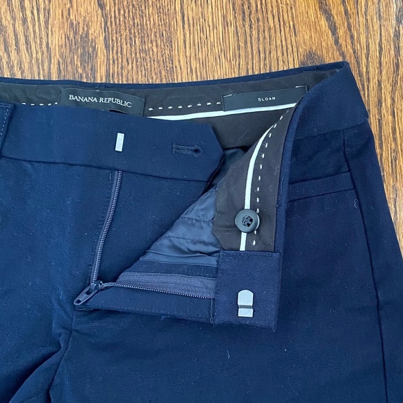 NWOT Banana Republic Sloan Pant - Navy Blue - Sz 0P** - Picture 12 of 12